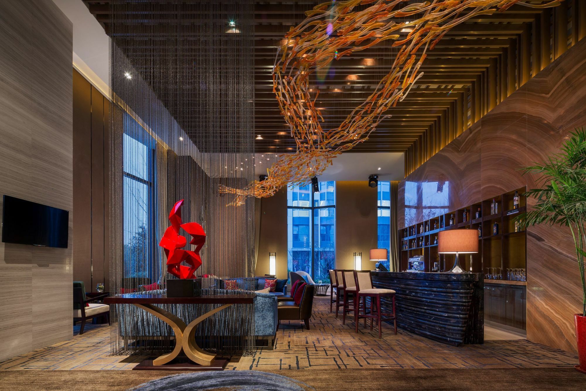 Hotel Wanda Realm Bengbu Esterno foto